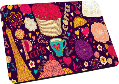 AY FASHION Printed Anti Skid Square Gaming Foldable with Nonslip Base for Laptop & Desktop/Computer etc_018 Non Slip Base Mousepad(Multicolor)