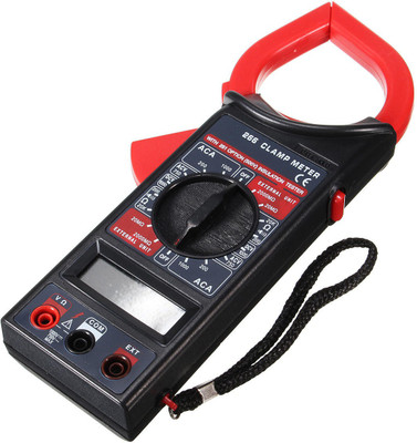tool trust Digital Clamp DT-266 Multimeter Digital Multimeter (Black 2000 Counts) Digital Multimeter(Black, Red 2000 Counts)