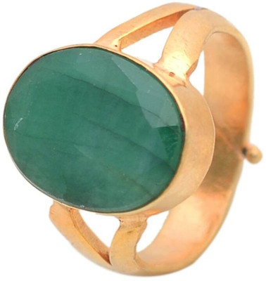 GALAXY ASTRO Copper Emerald Copper Plated Ring