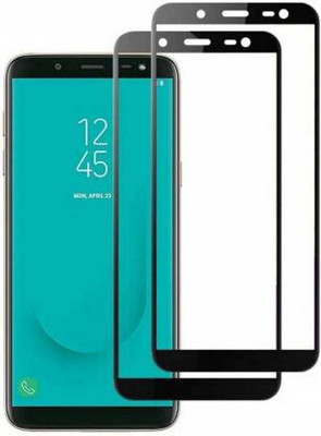 CLASIKCART Edge To Edge Tempered Glass for Samsung Galaxy J6(Pack of 2)