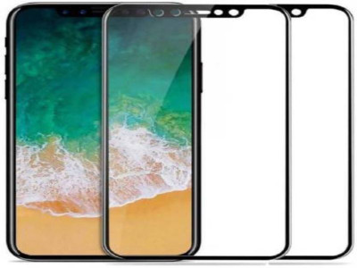 BeeVault Edge To Edge Tempered Glass for Apple iPhone XS(Pack of 2)