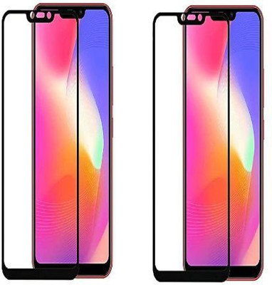 BeeVault Edge To Edge Tempered Glass for Vivo Y83 Pro(Pack of 2)