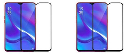 BeeVault Edge To Edge Tempered Glass for Oppo K1(Pack of 2)