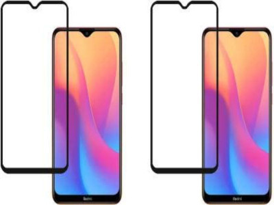 BeeVault Edge To Edge Tempered Glass for Mi Redmi 8A(Pack of 2)