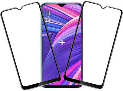 BeeVault Edge To Edge Tempered Glass for Oppo R17 Pro(Pack of 2)