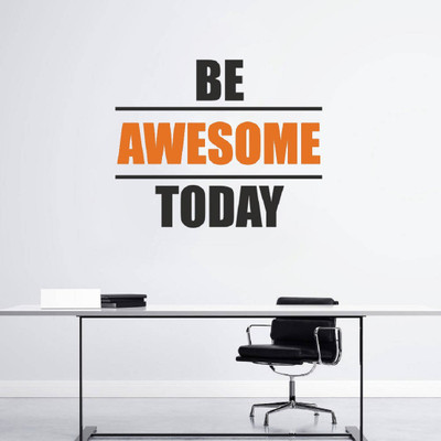 amazinghub 60 cm a_beawmetdy Self Adhesive Sticker(Pack of 1)