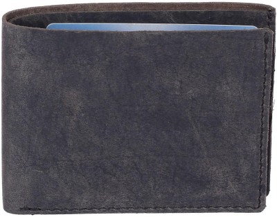 Stela Men Black Genuine Leather Wallet(8 Card Slots)