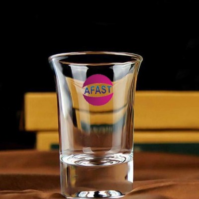 AFAST New Stylish Transparent Drinking Glass (Set Of 1), 30Ml- GH49 Glass Shot Glass(30 ml, Glass, Clear)