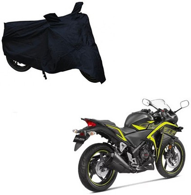 MMSSTAR Waterproof Two Wheeler Cover for Honda(CBR 250R, Black)