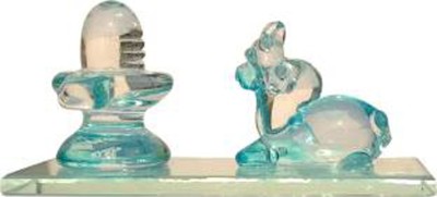 AFAST Handcrafted Decorative Crystal Glass Idol Figurine_HD64 Decorative Showpiece  -  8.5 cm(Glass, Multicolor)
