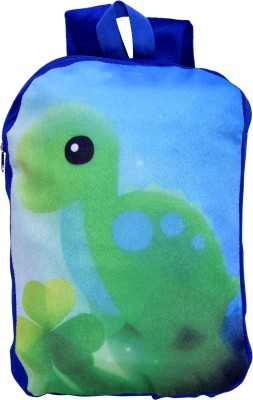 MY FAV Turtle Digital Print Play School Bag for baby boy & baby girl School Bag(Blue, 5 L)