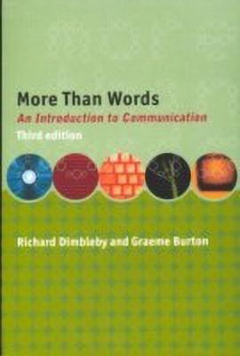 More Than Words(English, Paperback, Burton Graeme)