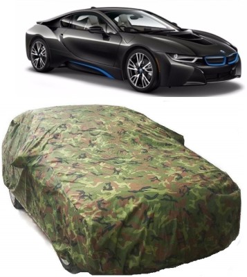 AutoKick Car Cover For BMW I8 (With Mirror Pockets)(Multicolor)