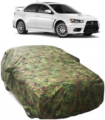 AutoKick Car Cover For Mitsubishi Lancer (With Mirror Pockets)(Multicolor)