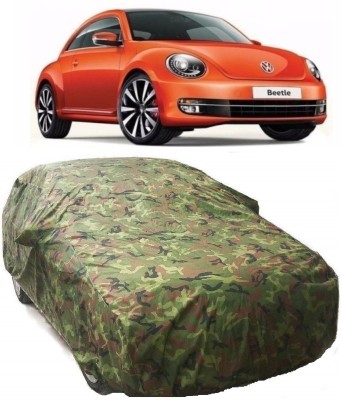 AutoKick Car Cover For Volkswagen Beetle (With Mirror Pockets)(Multicolor)