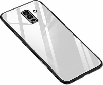 Yebhi Online Back Cover for Samsung Galaxy A6 Plus 2018 |Premium Quality Glass| Stunning Look| Slim Fit(White, Grip Case, Pack of: 1)