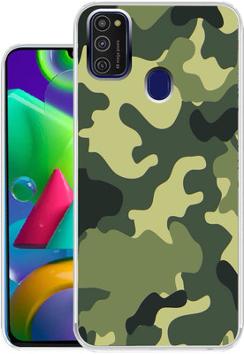 Case Club Back Cover for Samsung Galaxy M21(Khaki, Grip Case, Silicon, Pack of: 1)
