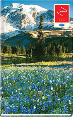 NAVNEET Youva Case Bound Long Book - Wonderland Series 21x33 cm Regular Notebook Single Line 384 Pages(Multicolor)