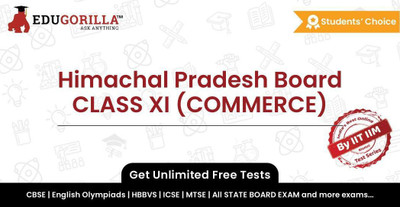 EduGorilla Himachal Pradesh Board CLASS XI (COMMERCE)(Online Mock Test)