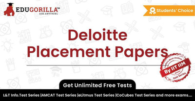 EduGorilla Deloitte Placement Papers(Online Test Series)