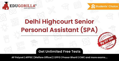 EduGorilla Delhi Highcourt Senior Personal Assistant (SPA)(Online Test Series)