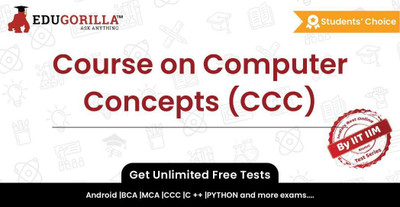 EduGorilla Course on Computer Concepts (CCC)(Online Test Series)