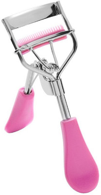 adbeni Easily Roll Over Small Eyelashes & Loaded Spring Eyelashes Comb For Women (Pink)