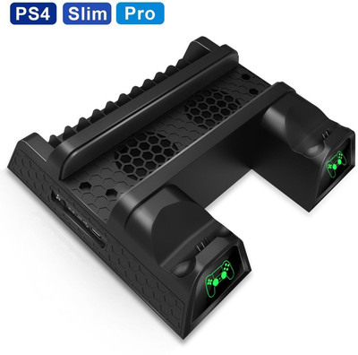 Tobo TP4-1785 Multi functional Cooling Stand Gaming Console. TD-370GA  Gaming Accessory Kit(Black, For PS4)