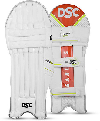 DSC Condor Glider Batting Legguard Cricket Guard Combo(White)