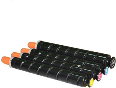FINEJET NPG-52 Black Compatible Toner Cartridge Compitale with Canon C2020, C2020H, C2025, C2025H, C2030, C2030H, C2220, C2225, C2230 Black + Tri Color Combo Pack Ink Cartridge