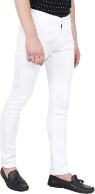 Rend Regular Men White Jeans(Pack of 2)