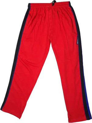 Indistar Track Pant For Boys(Red, Pack of 1)