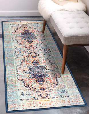 STATUS Multicolor Polyester Runner(2 ft,  X 5 ft, Rectangle)