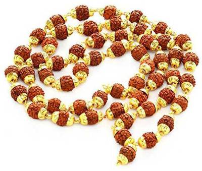 Gold plated top rudraksha mala price