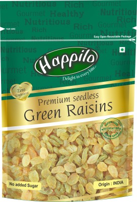 Happilo Premium Seedless Green Raisins(250 g)