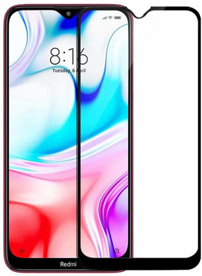HOBBYTRONICS Edge To Edge Tempered Glass for REDMI 8, REDMI 8A, REDMI 8A Dual(Pack of 1)