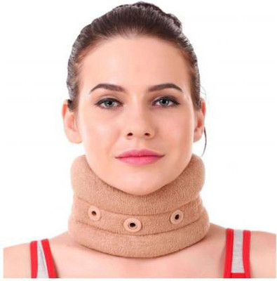 FUTUREWIZARD smart Cervical Collar without Chin Regular Neck Support (L, Beige) Neck Support(Multicolor)