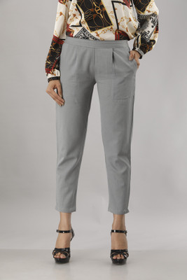 JAIPUR VASTRA Regular Fit Women Grey Trousers