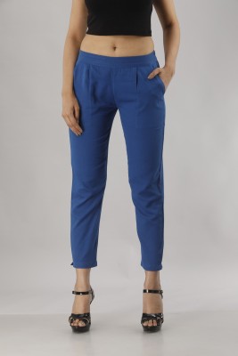 Goras Regular Fit Women Blue Trousers