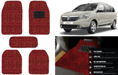 Auto Kite Plastic, PVC, Vinyl Standard Mat For  Renault Lodgy(Red, Black)