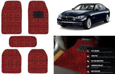 Auto Kite Plastic, PVC, Vinyl Standard Mat For  BMW 7 Series(Red, Black)