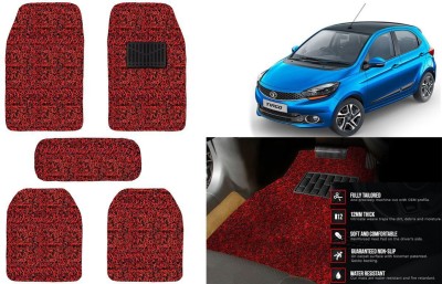 Auto Kite Plastic, PVC, Vinyl Standard Mat For  Tata Tiago(Red, Black)