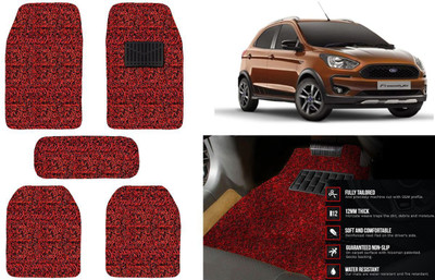 Auto Kite Plastic, PVC, Vinyl Standard Mat For  Ford Aspire(Red, Black)