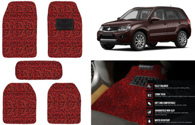 Auto Kite Plastic, PVC, Vinyl Standard Mat For  Maruti Suzuki Vitara Brezza(Red, Black)