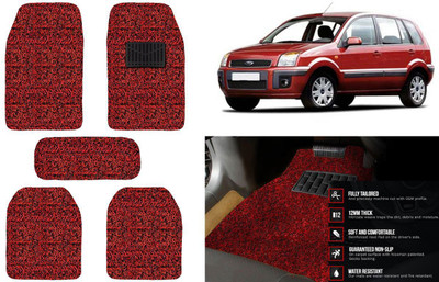 Auto Kite Plastic, PVC, Vinyl Standard Mat For  Ford Fusion(Red, Black)