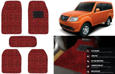Auto Kite Plastic, PVC, Vinyl Standard Mat For  Tata Sumo Grand(Red, Black)