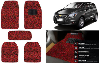Auto Kite Plastic, PVC, Vinyl Standard Mat For  Chevrolet Sail UVA(Red, Black)