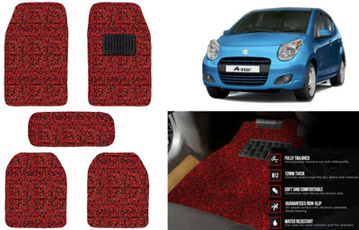 Auto Kite Plastic, PVC, Vinyl Standard Mat For  Maruti Suzuki A-Star(Red, Black)