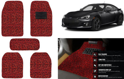 Auto Kite Plastic, PVC, Vinyl Standard Mat For  Subaru BRZ(Red, Black)