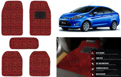 Auto Kite Plastic, PVC, Vinyl Standard Mat For  Ford Fiesta Old(Red, Black)